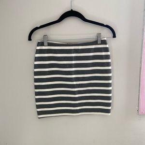 Striped Mini Skirt